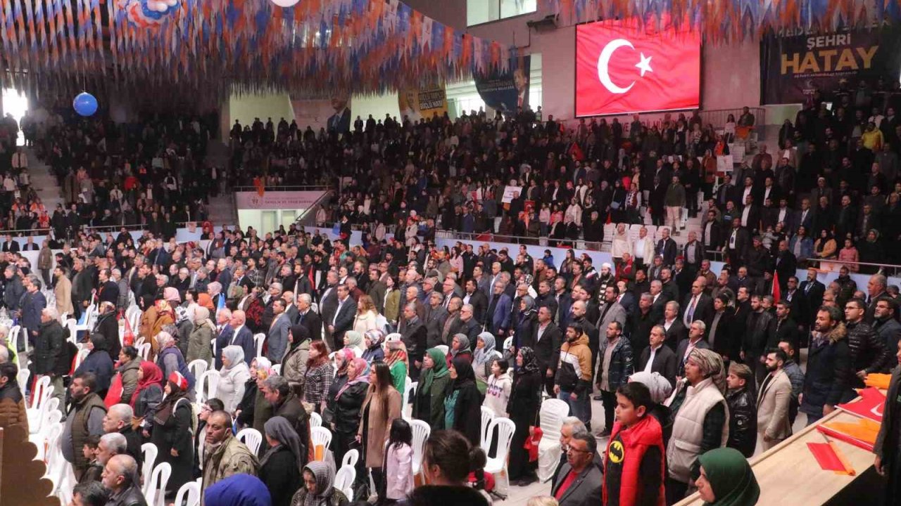 AK Parti Hatay 8. Olağan İl Kongresi gerçekleştirildi