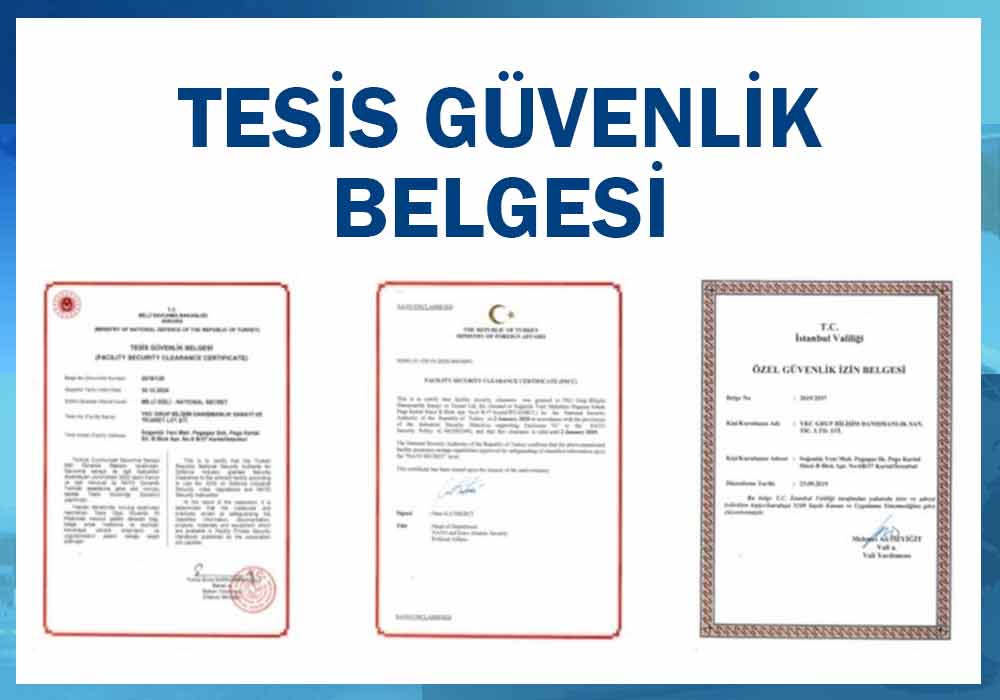 Tesis Güvenlik Belgesi Nedir?