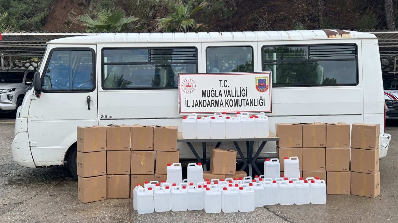 Muğla’da yeni yıl öncesi kaçak etil alkol operasyonu