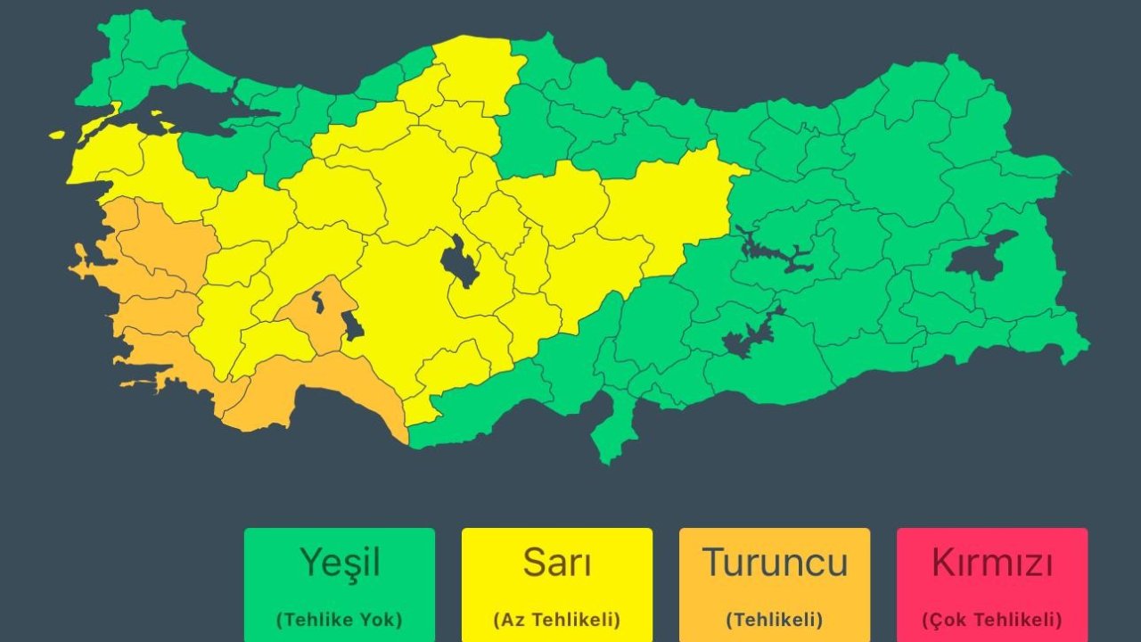 AFAD’dan şiddetli yağış uyarısı