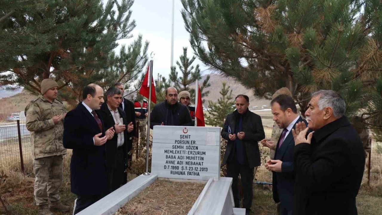 Şehit Semih Sözen mezarı başında anıldı