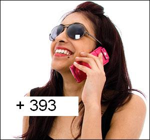 +393 ön koduna dikkat.