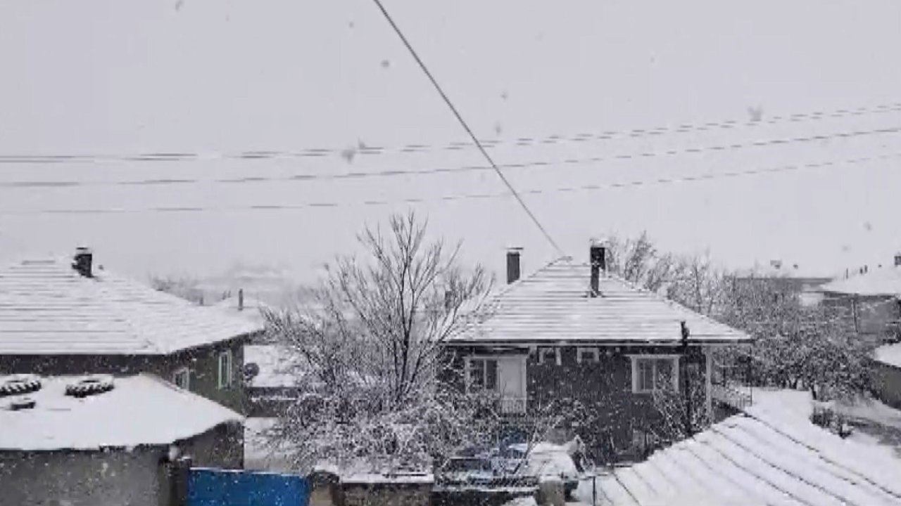 20’ye yakın köy ve belde yağan kar yağışı sonrası beyaza büründü