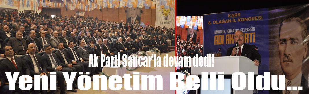 Ak Parti'de Muammer Sancar'la devam kararı!