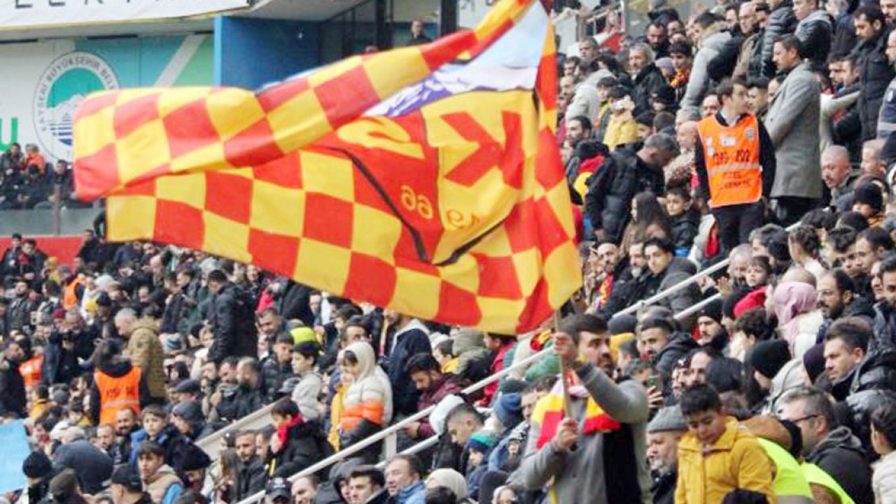 Kayserispor-Galatasaray maçını 16 bin taraftar izledi