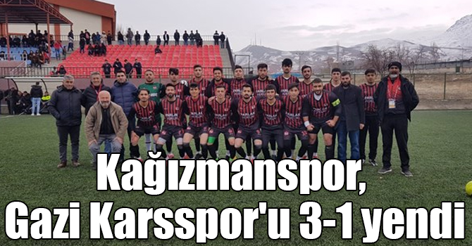 Kağızmanspor, Gazi Karsspor'u 3-1 yendi