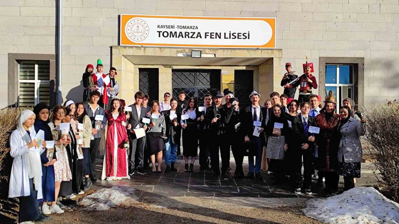 Tomarza Fen Lisesi’nde ’Dünya roman Kahramanları Günü’ etkinliği