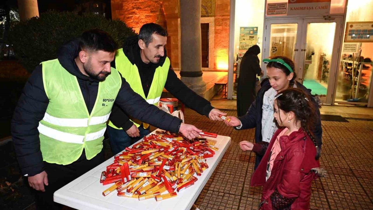 Kandil şekerleri Bozüyük Belediyesi’nden