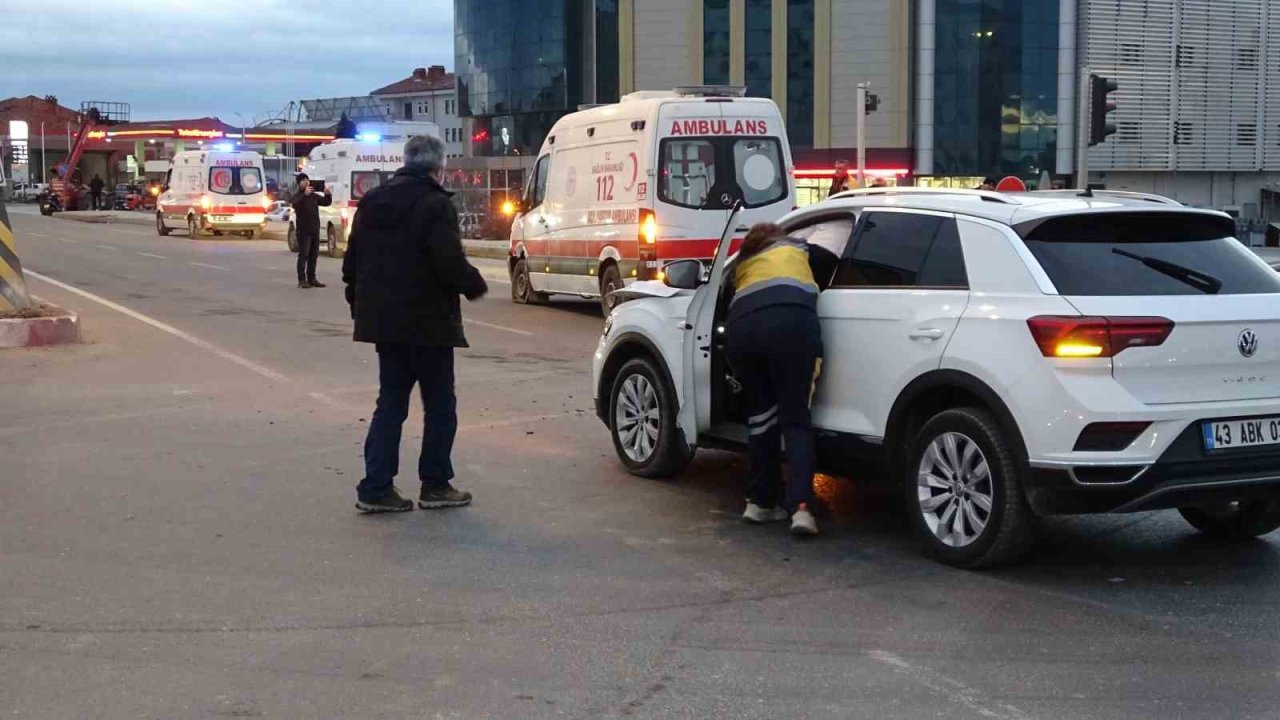 Tavşanlı’da trafik kazası: 1 yaralı