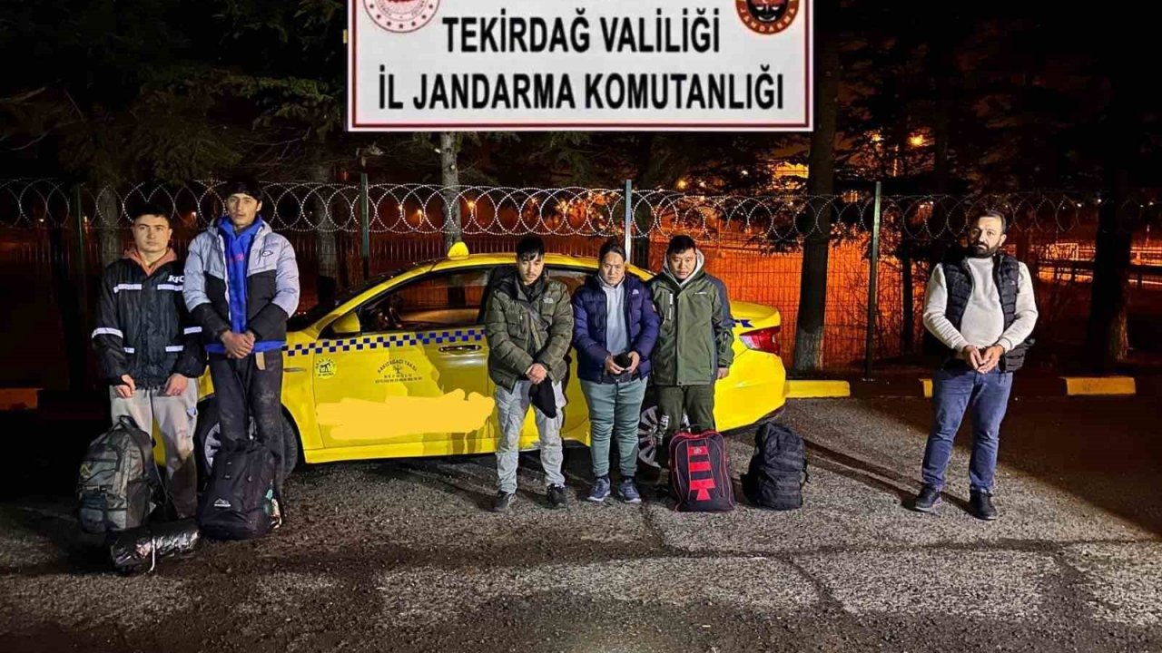 Tekirdağ’da düzensiz göç uygulamasında 5 göçmen ve 1 organizatör yakalandı