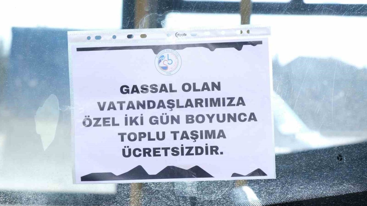 Sorgun Belediyesi, gassallar için toplu taşımayı ücretsiz yaptı