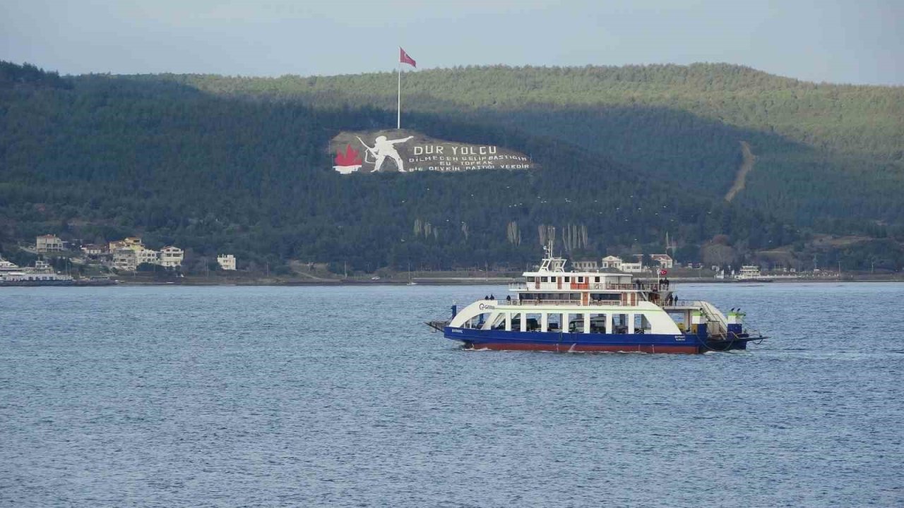 Çanakkale’de ada seferlerine fırtına engeli