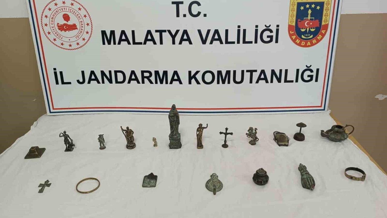 Malatya’da tarihi eser operasyonu: 1 gözaltı