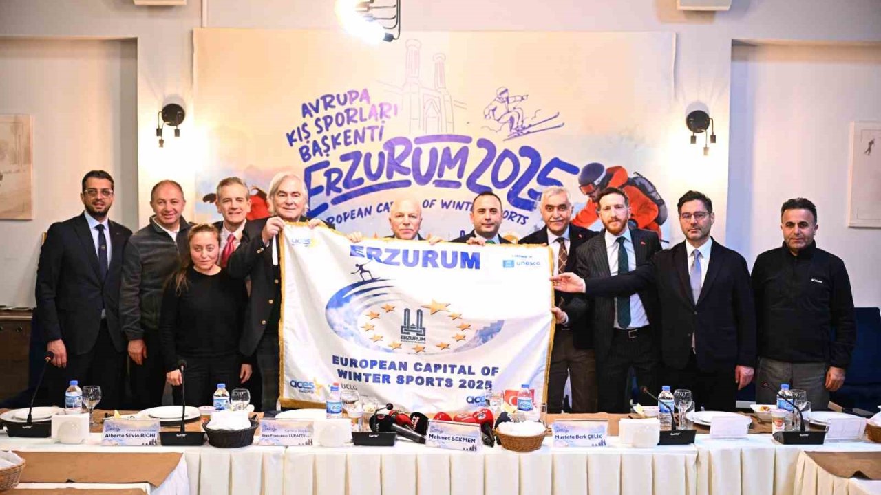 Erzurum’da ’2025 Avrupa Kış Sporları Başkenti’ coşkusu