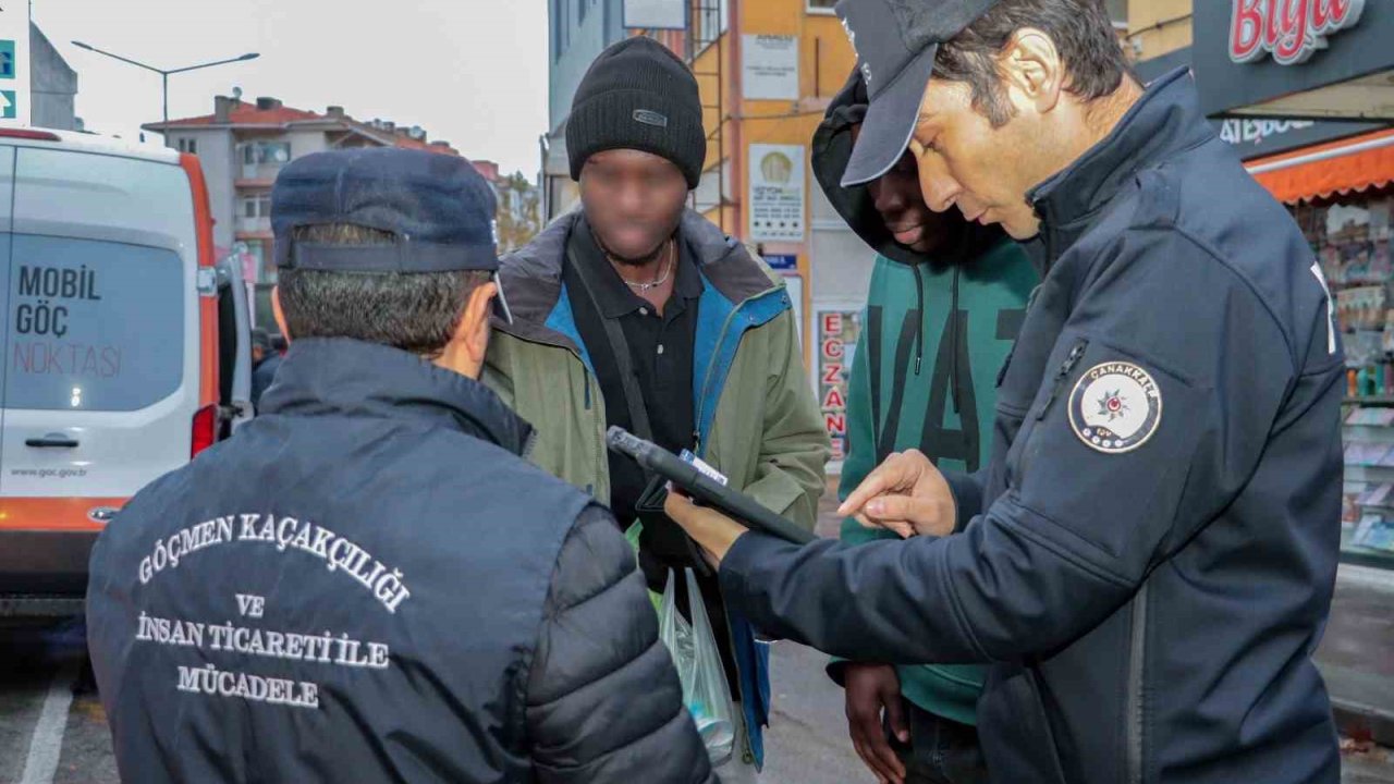 Çanakkale’de 1 ayda 281 kaçak göçmen yakalandı, 18 organizatör tutuklandı