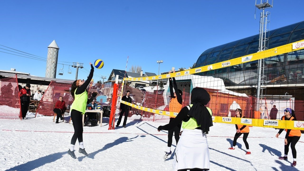 EİT 2025’te kar voleybolu heyecanı