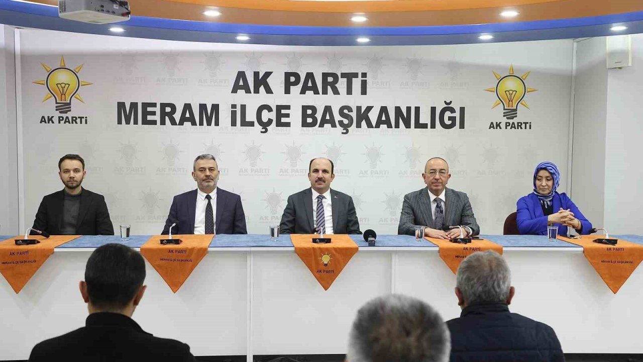 Başkan Altay, AK Parti Selçuklu, Karatay, Meram teşkilatlarıyla buluştu