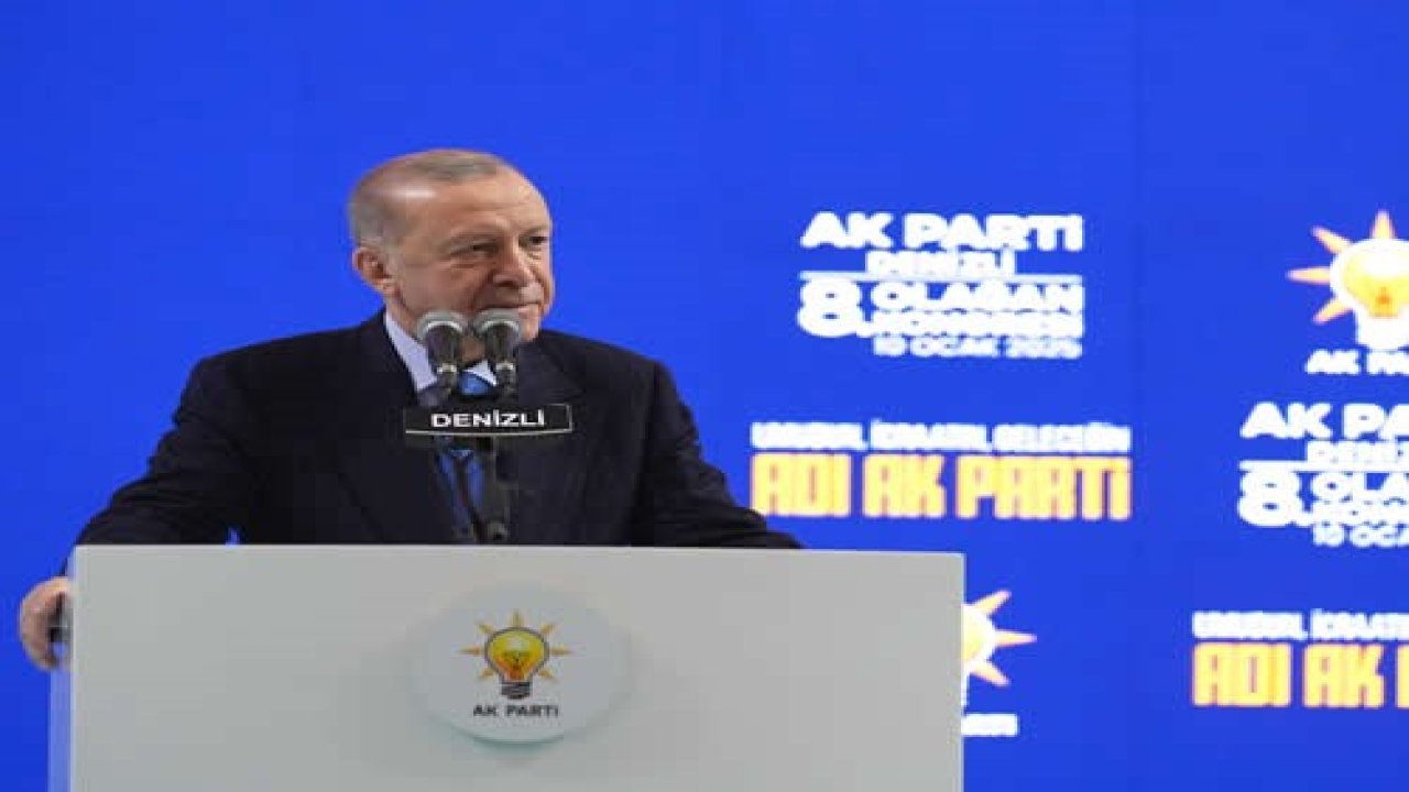 Cumhurbaşkanı Erdoğan; “22 yılda Denizli’ye 385 milyar TL tutarında kamu yatırımı yaptık”