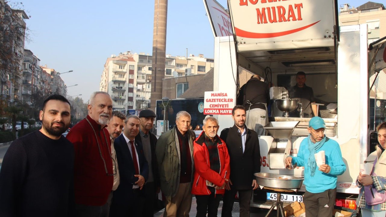 Manisa Gazeteciler Cemiyetinden lokma hayrı