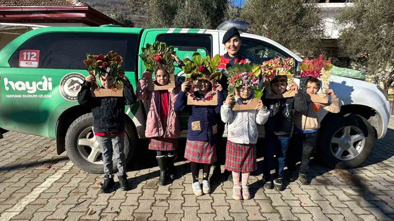 Nazilli’de öğrencilere doğa sevgisi anlatıldı