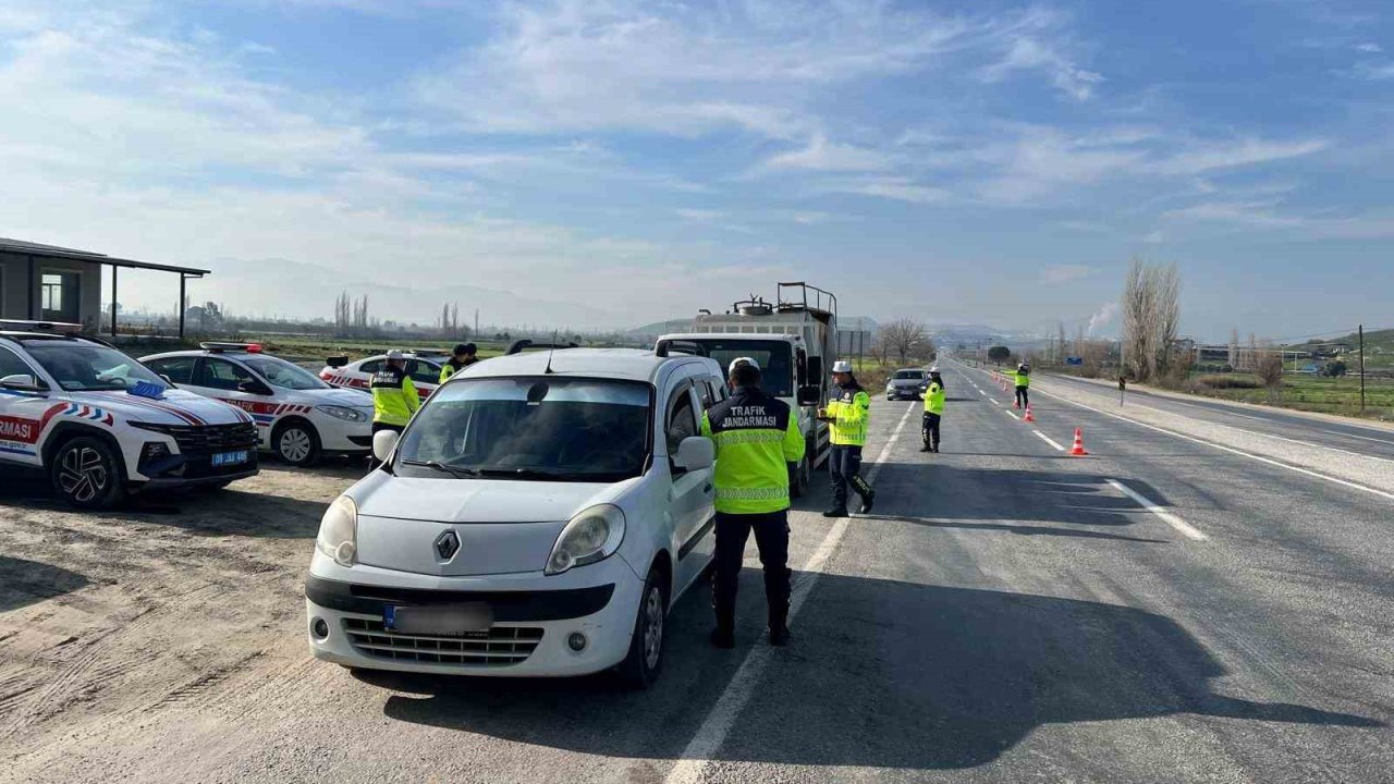 Jandarmadan havadan trafik denetimi