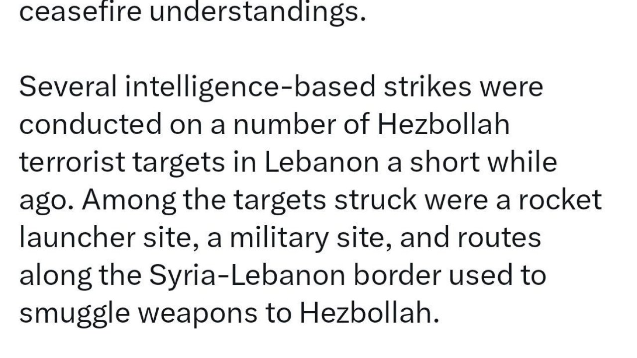 İsrail ordusu Lübnan’daki Hizbullah hedeflerine yönelik bir dizi saldırı düzenlendiğini açıkladı