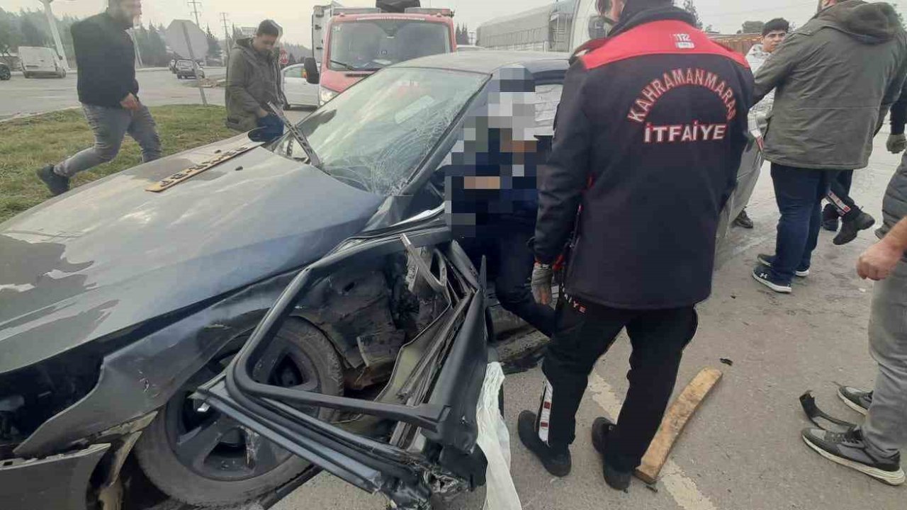 Kahramanmaraş’ta trafik kazası: 2 yaralı