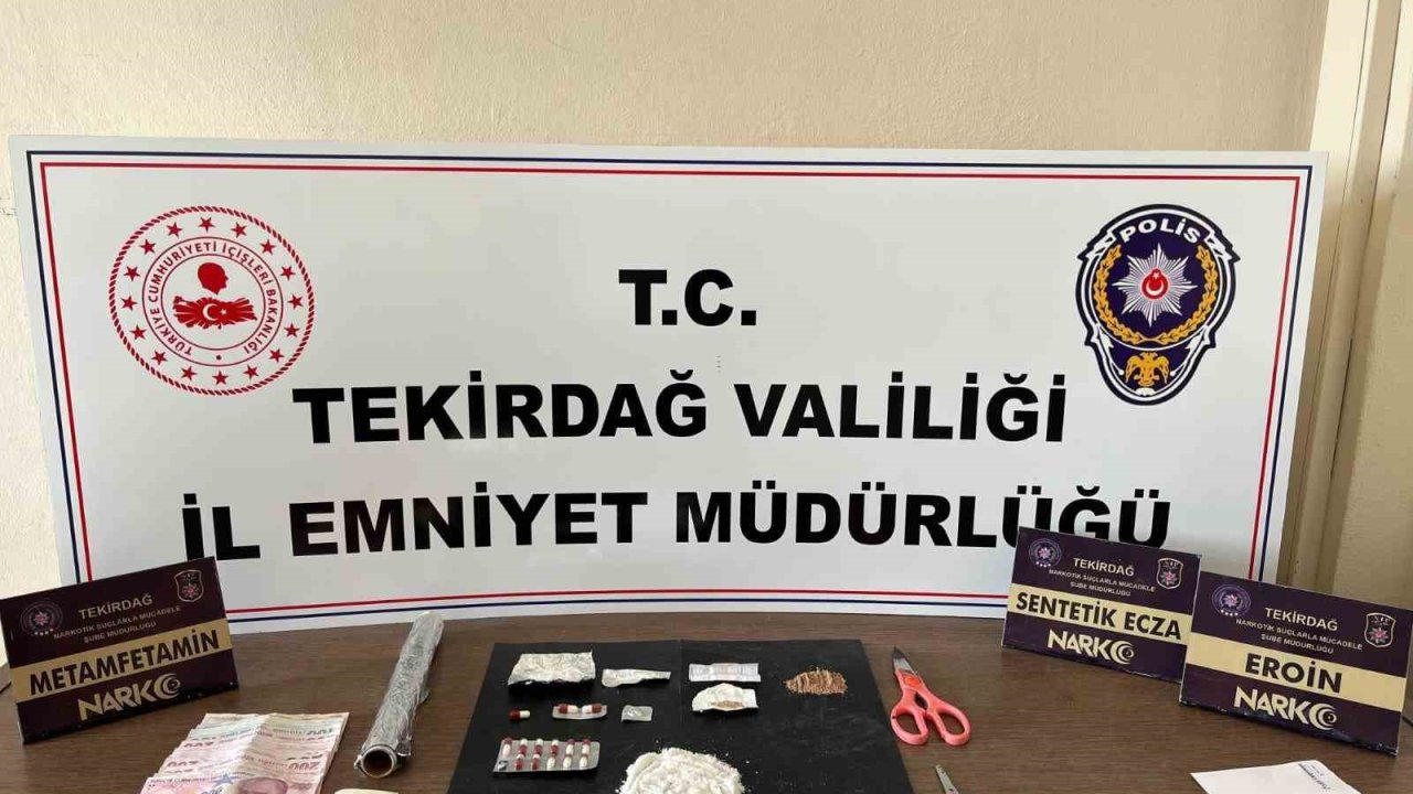 Tekirdağ’da uyuşturucu operasyonlarında 9 kişi tutuklandı