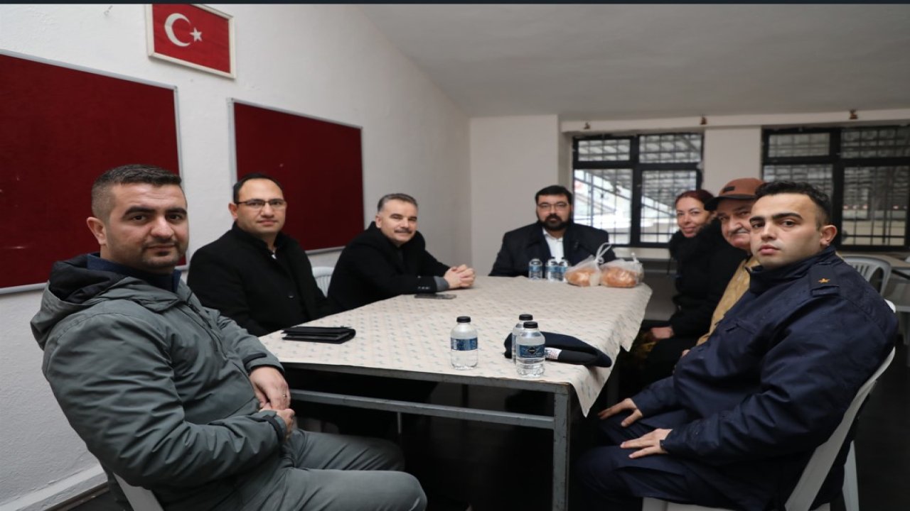 Kaymakam Odabaş,  şehit Ali Çakır’ın hayır yemeğine katıldı