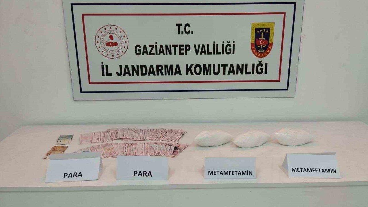 Gaziantep’te 1,5 kilo metamfetamin ele geçirildi