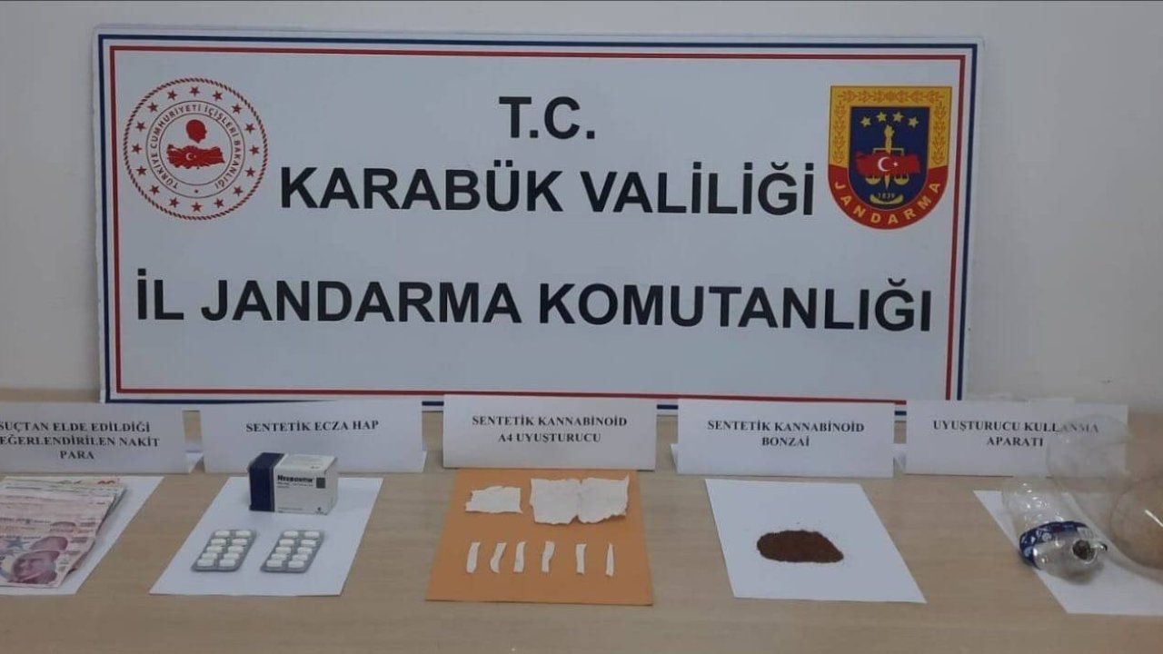 Karabük’te uyuşturucu operasyonu: 3 gözaltı