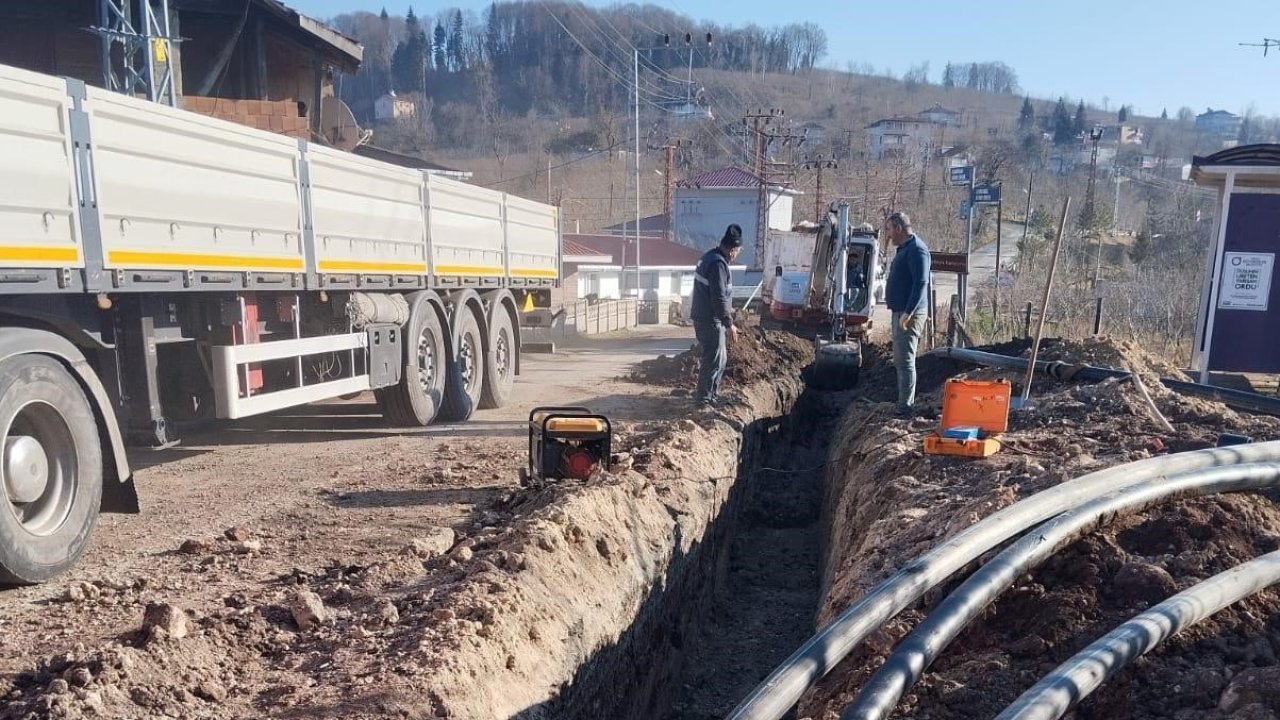 Ordu’da içme suyu hatları yenileniyor