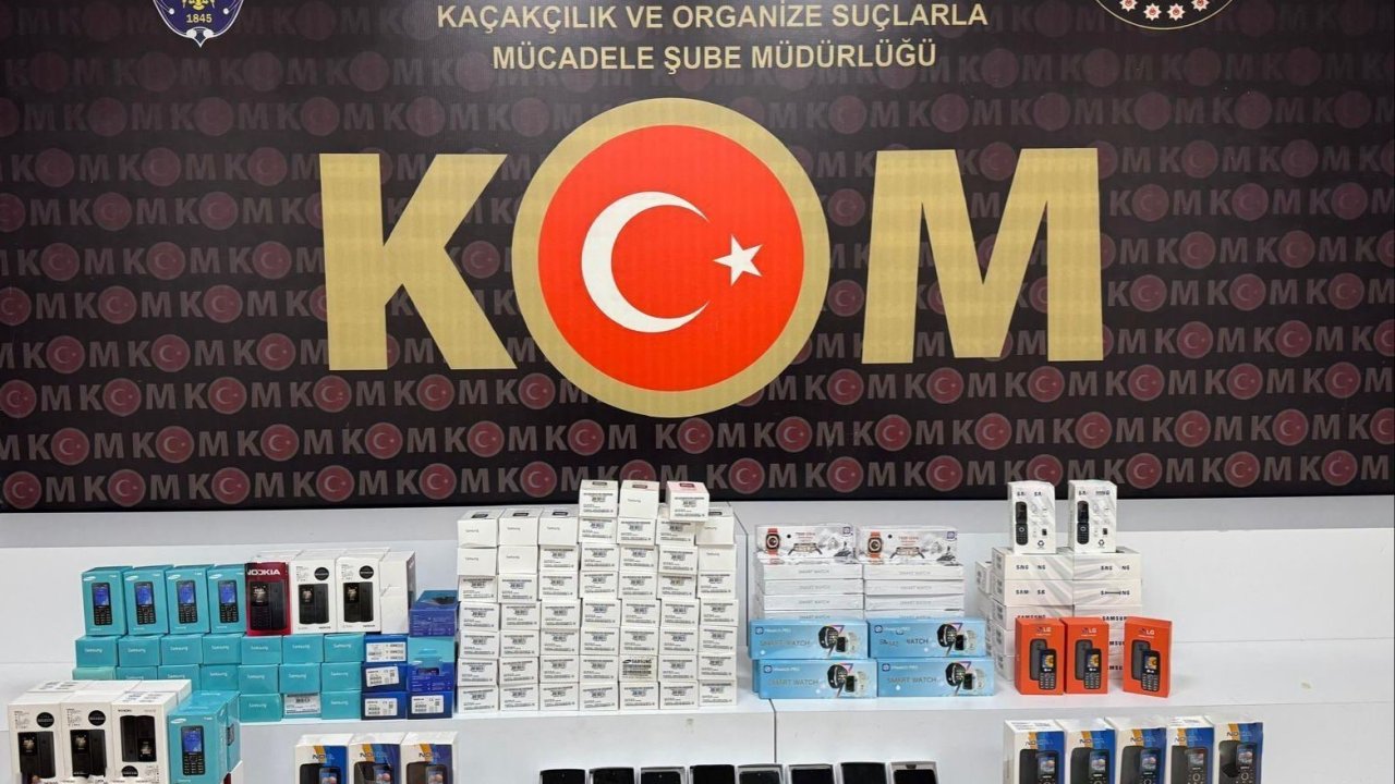 Ordu’da kaçak cep telefonu operasyonu