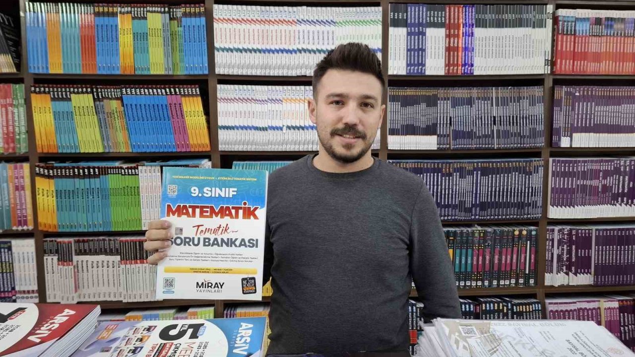 Sınav haftası test kitaplarına olan ilgiyi artıyor