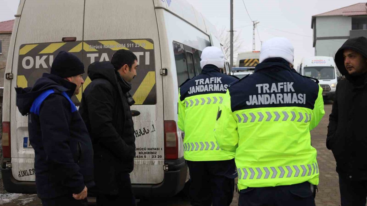 Güroymak’ta öğrenci servisleri denetlendi