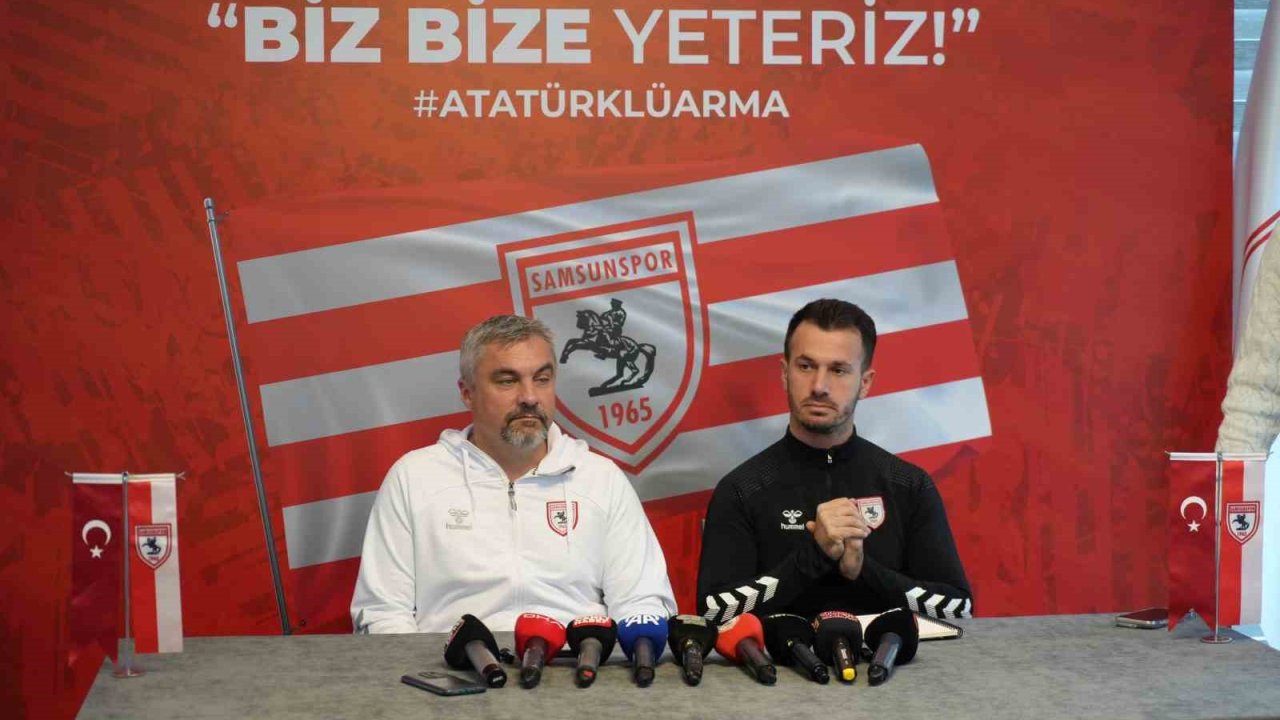 Thomas Reis: “Samsunspor tarihinin en iyi sezonlarından bir tanesini yaşamak istiyoruz”