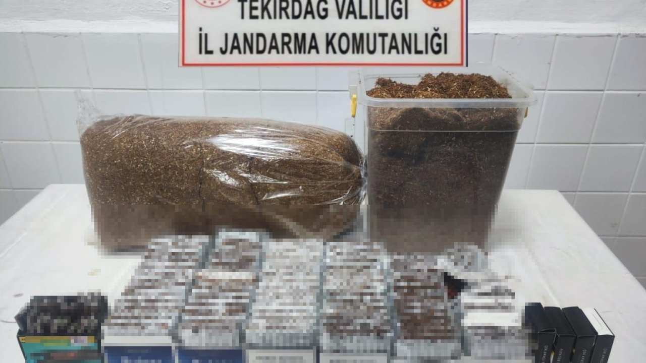 Tekirdağ’da kaçak tütün operasyonu