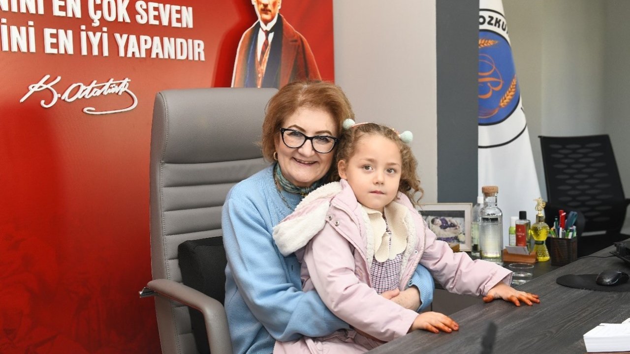 Miniklerden Başkan Teyzelerine anlamlı ziyaret