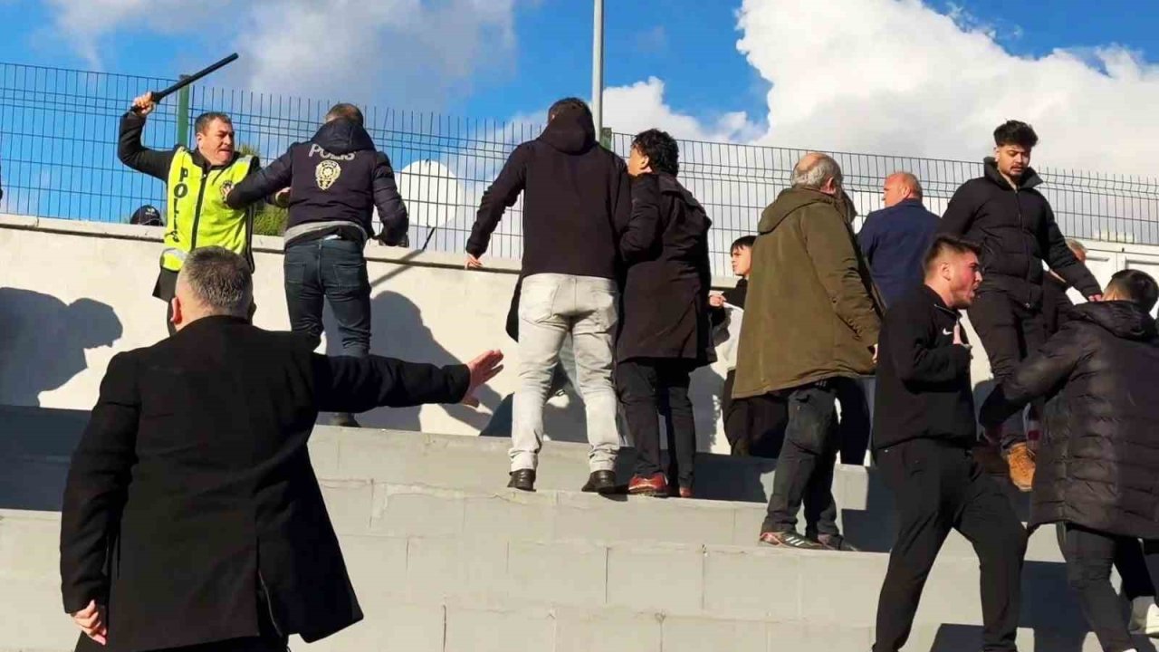Bölgesel Amatör Lig maçında ortalık karıştı