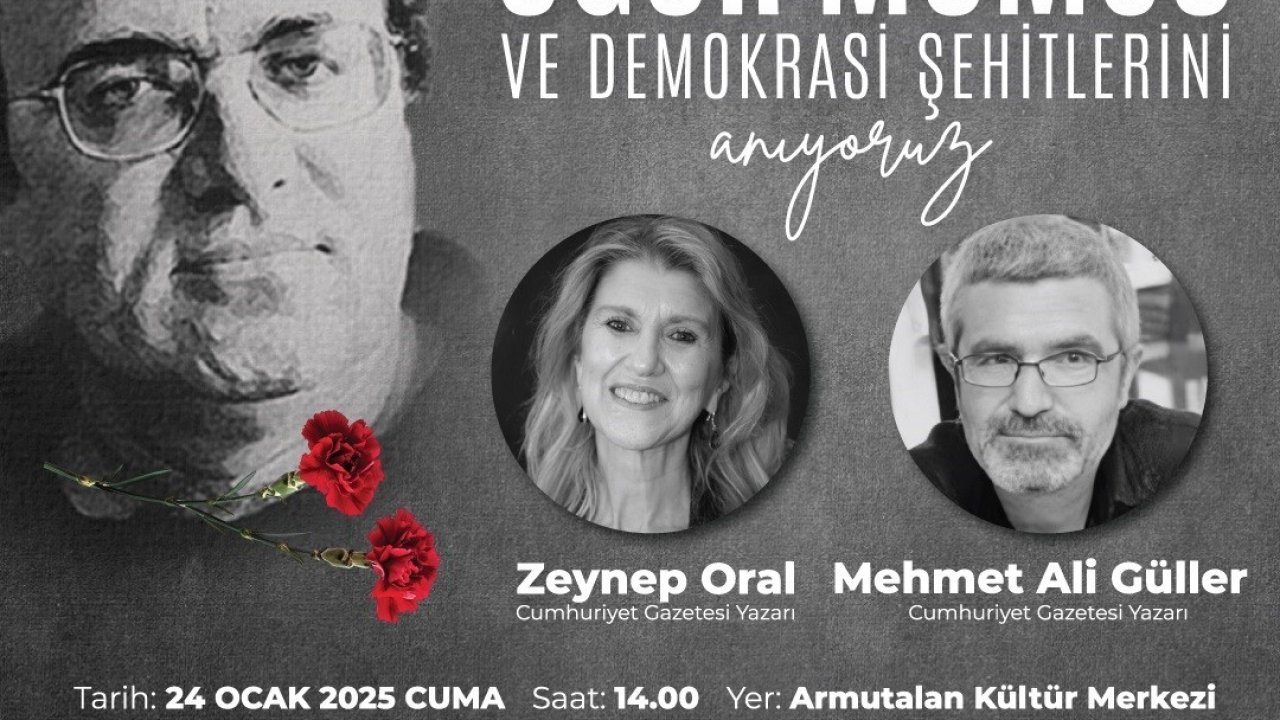 Gazeteci ve Yazar Mumcu, Marmaris’te anılacak