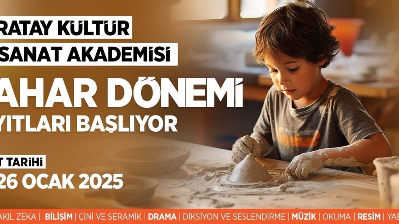 Karatay Kültür ve Sanat Akademisi’nde Bahar Dönemi kayıtları başlıyor