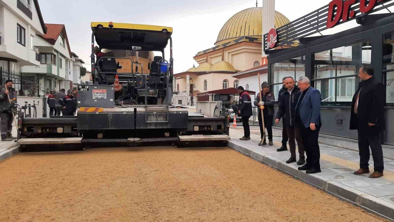Çorum Belediyesi’nden Binevler’de hummalı çalışma
