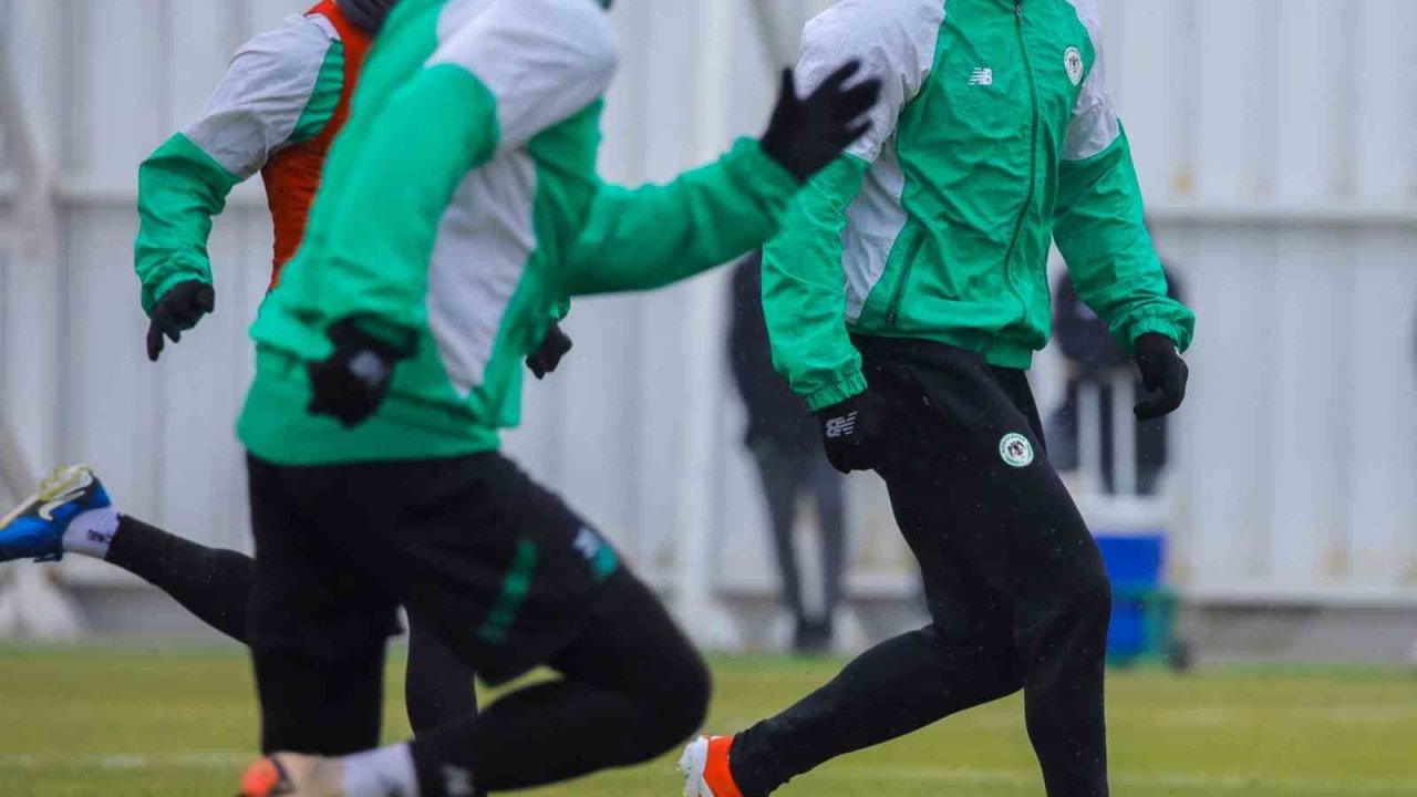 Konyaspor’da, Galatasaray maçı hazırlıklarına devam etti