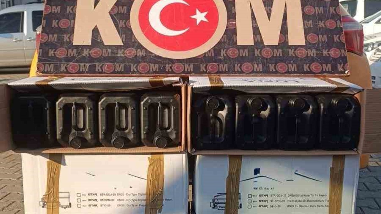 Aydın’da 130 litre etil alkol ele geçirildi