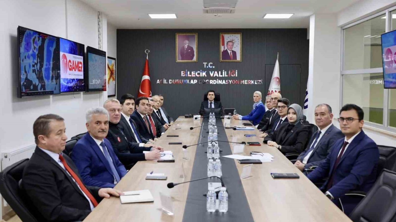 Bilecik’te GAMER İzleme, Değerlendirme ve Koordinasyon Kurulu toplantısı gerçekleşti