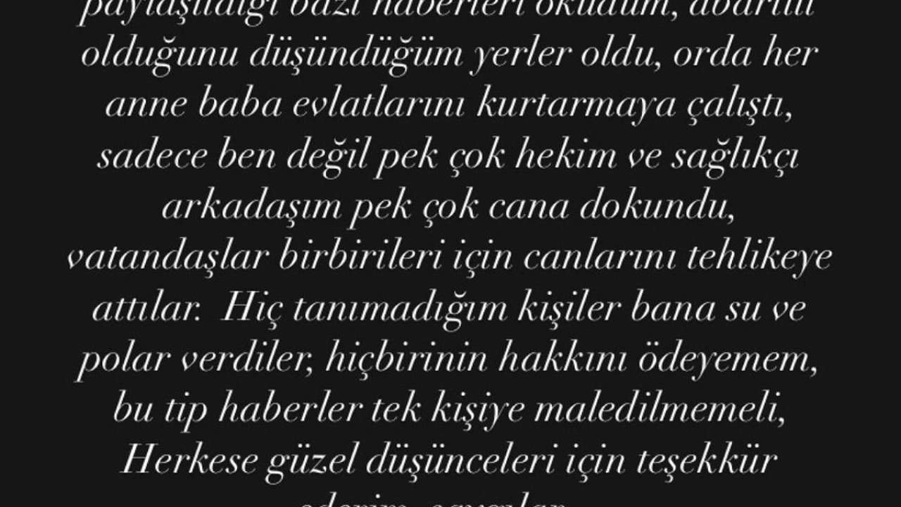 Yangında 15 kişiyi kurtardığı sosyal medya paylaşımıyla öğrenildi