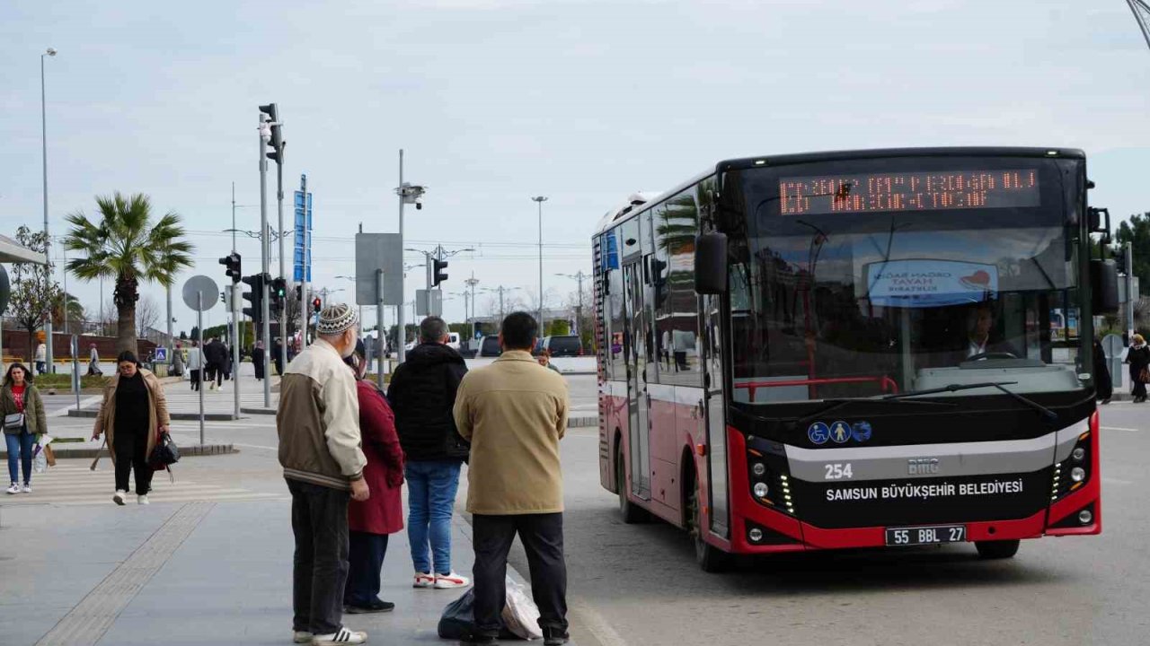 Samsun’da toplu ulaşım fiyat tarifesi güncellendi