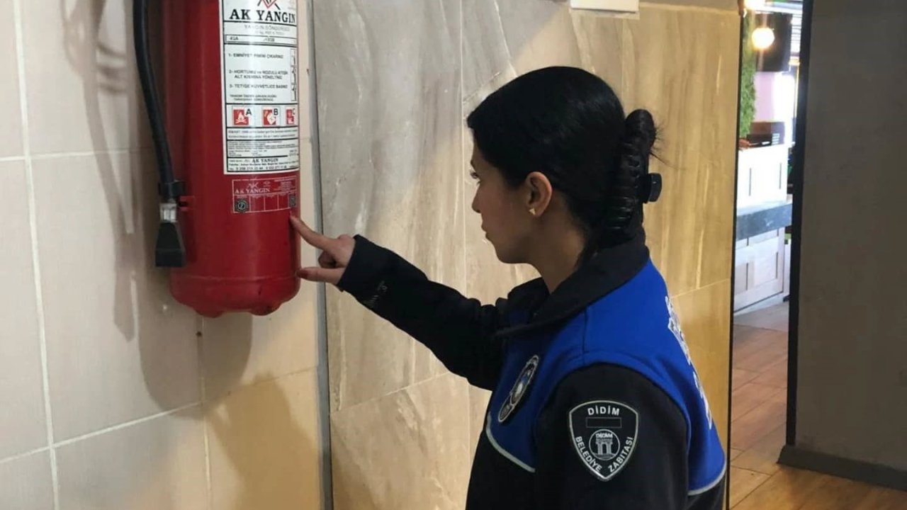 Didim Belediyesi’nden yangın güvenliği denetimi