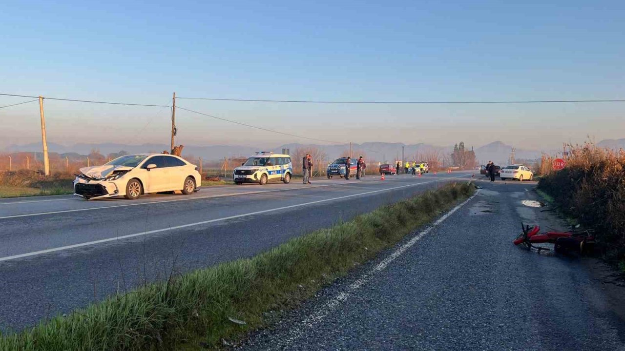 İncirliova’da otomobil motosiklete çarptı: 1 ölü