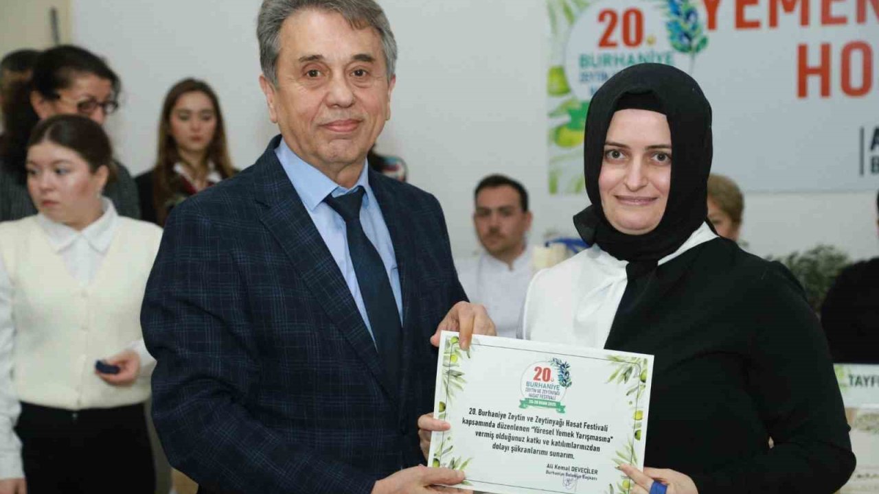 Balıkesir’de zeytinyağlı yemekler yarıştı